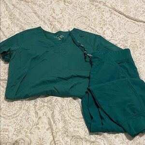 Green scrubs